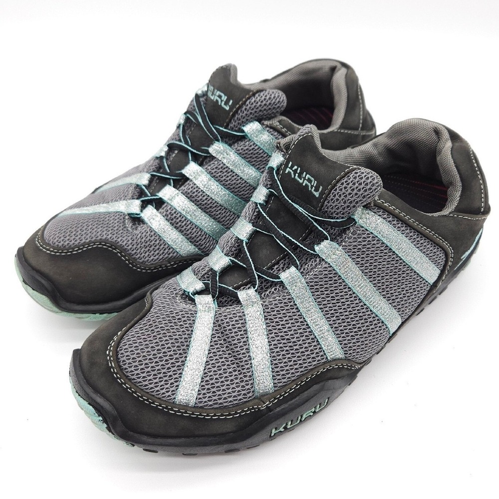 Kuru Chicane Women's 11 Gray Athletic Walking Hiking Sneakers Running Mesh Shoes